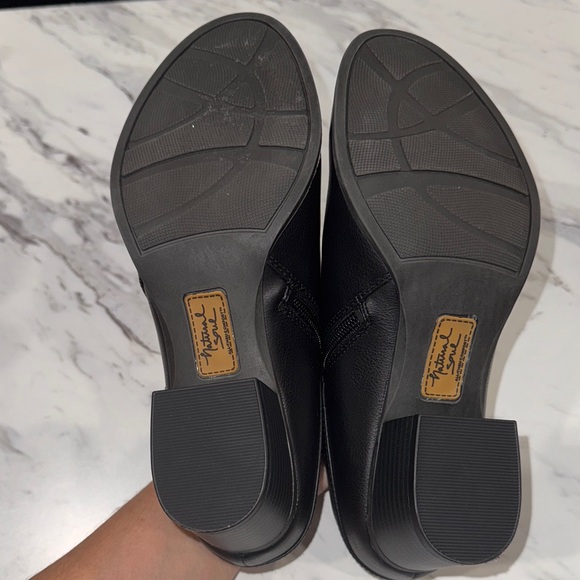 Natural Soul women’s Black Ankle Booties size 8.5 - Picture 5 of 14